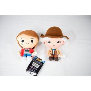 Toy Factory Back to the Future Plush Set Marty McFly Doc Brown dolls